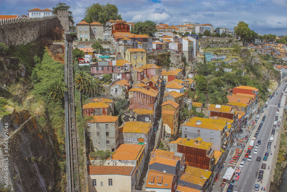 Fototapeta premium view of the city of dubrovnik Porto, Portugal