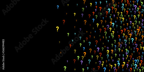 Question marks Quiz, doubt poll query public poll.