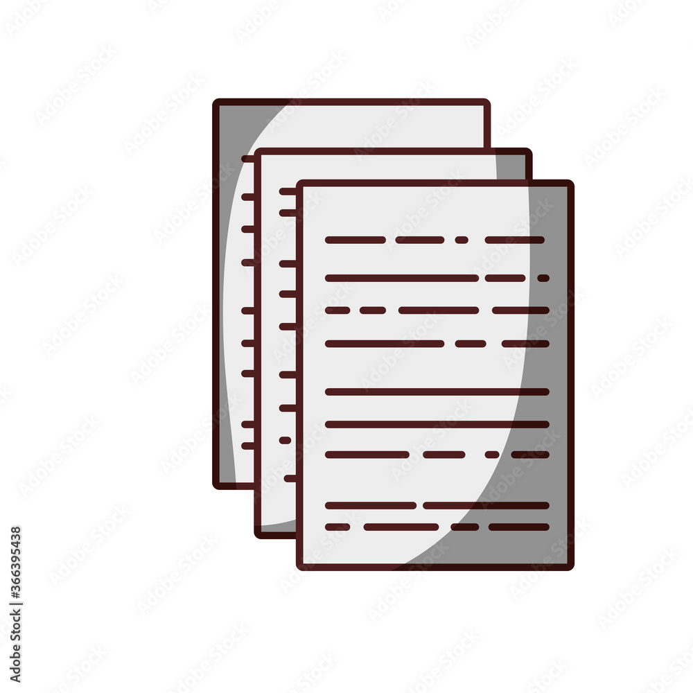 document paper information content icon isolated design shadow document paper information content icon isolated design shadow