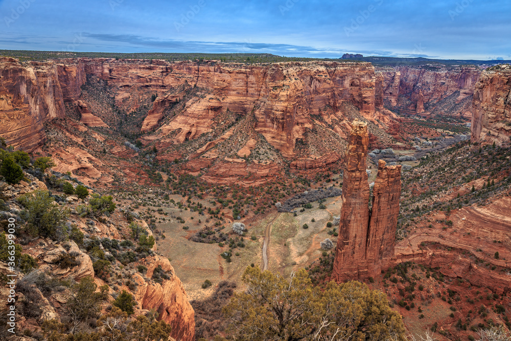 Spider Rock Overlook, Canyon De Chelly National Monument, Arizona Navajo Nation Spider Rock Overlook, Canyon De Chelly National Monument, Arizona Navajo Nation