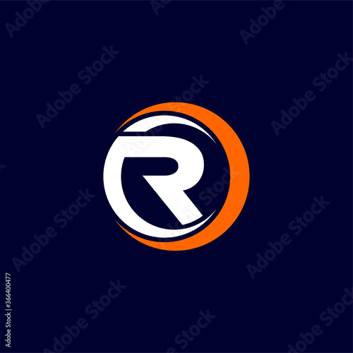 Letter R RO OR Logo Design Vector Template Illustration