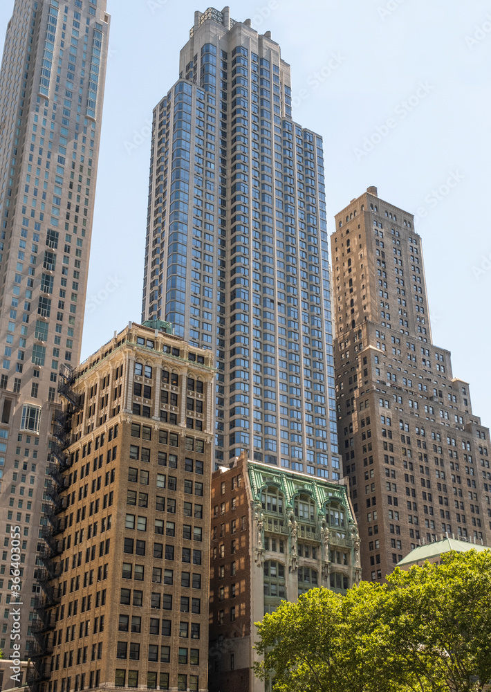Fototapeta premium Buildings in new york city