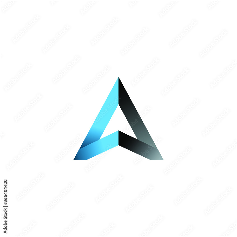 Awesome abstract logo of a triangle or letter A logo, this logo is great for various purposes. Awesome abstract logo of a triangle or letter A logo, this logo is great for various purposes.