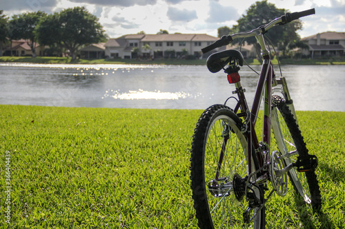 bike on the river