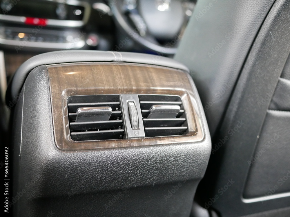 rear seats air conditioning control system in a modern car.