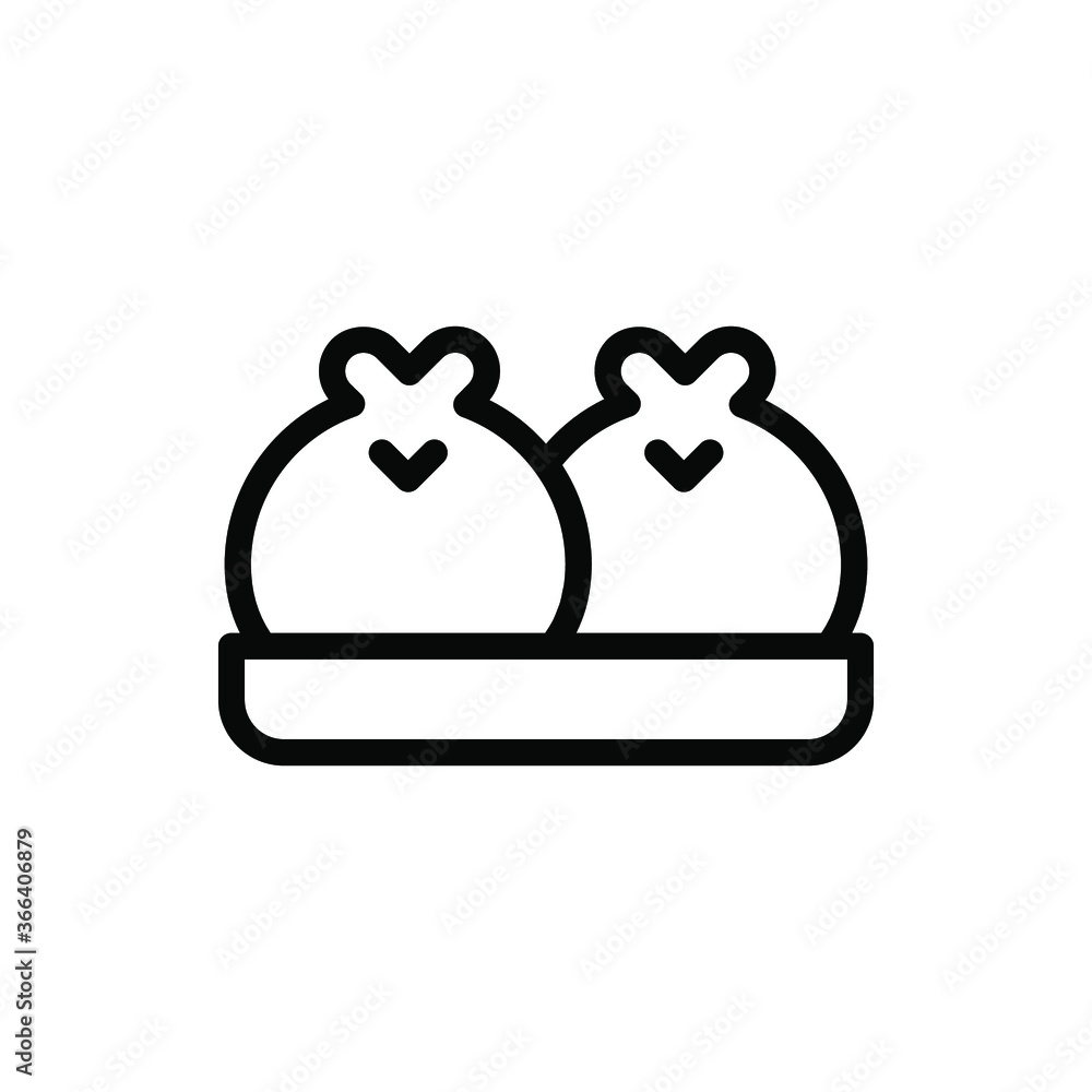 dim sum icon vector illustration outline style. food icon set. dim sum icon vector illustration outline style. food icon set.