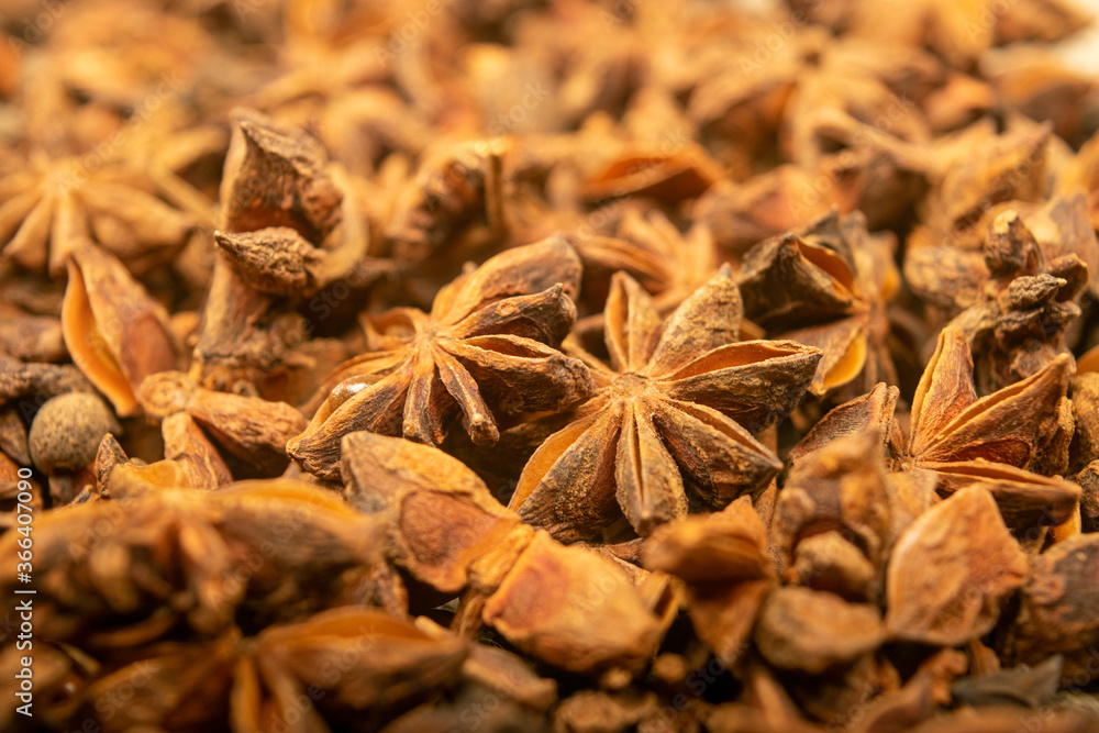 Star anise is the surface texture. Close up. Star anise is the surface texture. Close up.