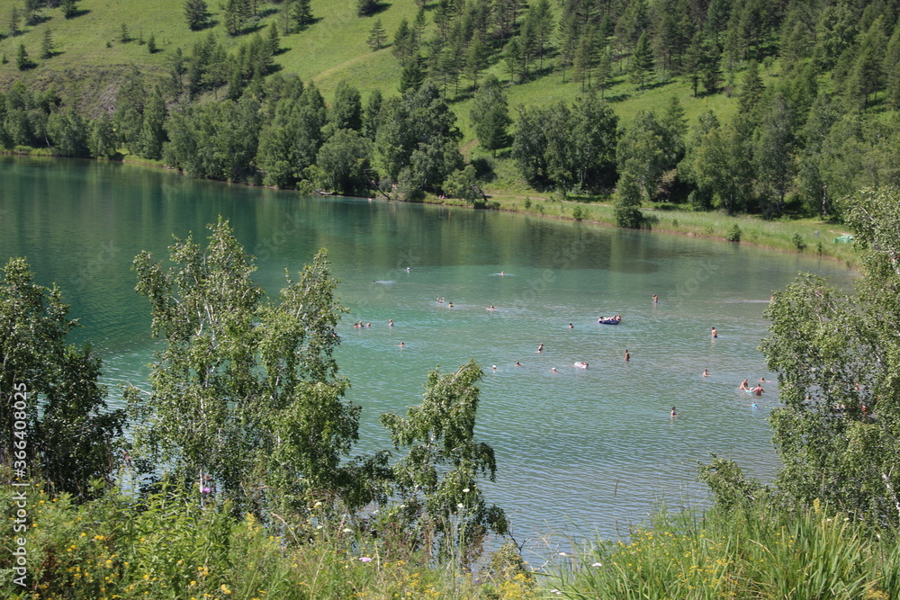 lake, a place for summer holidays