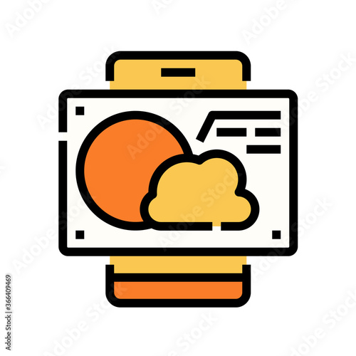 Weather  forecast  sun  travel  application icon