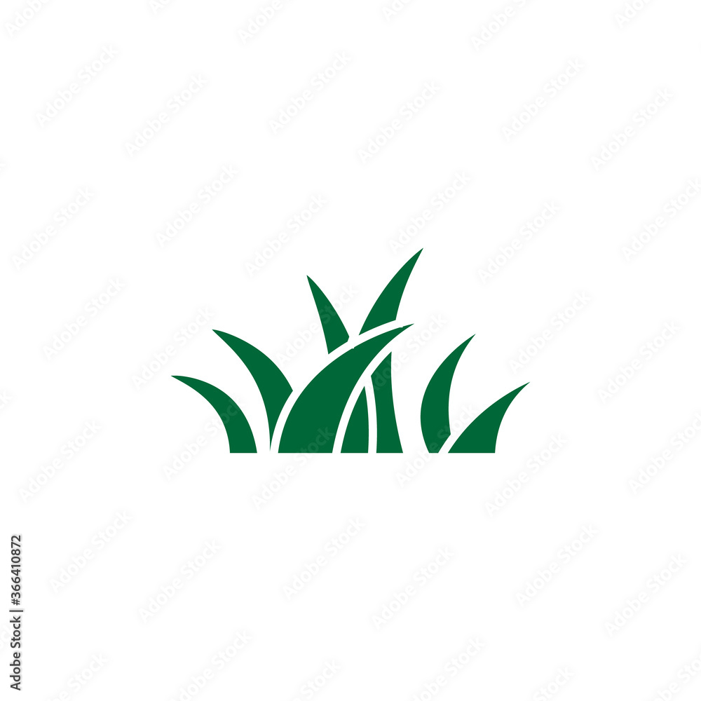 Grass icon vector
