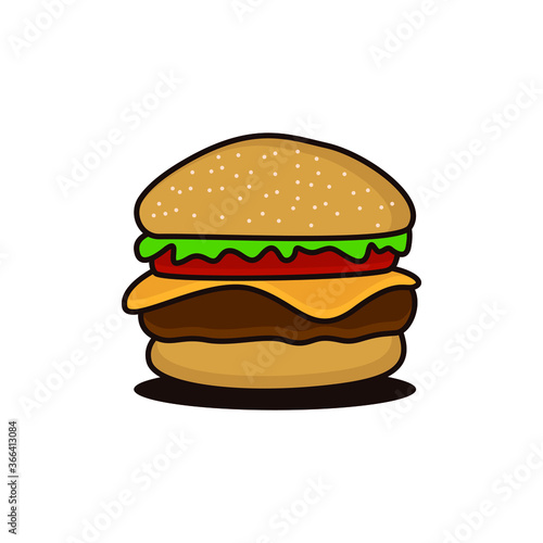 hamburger logo design template. hamburger icon