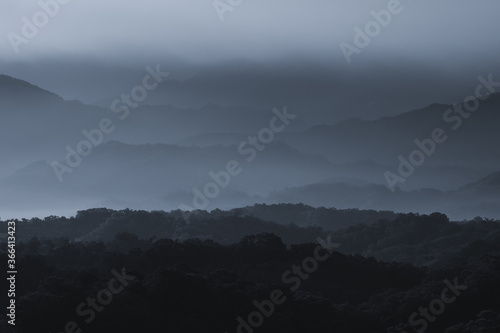 Dawn of Sanfeng - Fog mountain at dawn, shot in Baoshan Township, Hsinchu, Taiwan. photo