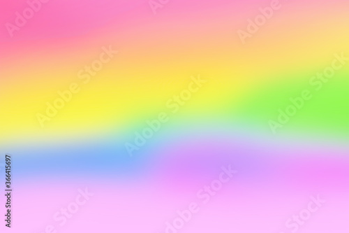 Εκτύπωση καμβά Abstract artistic illustration of rainbow gradient color background imply watercolor painting of natural freshness outdoor landscape background