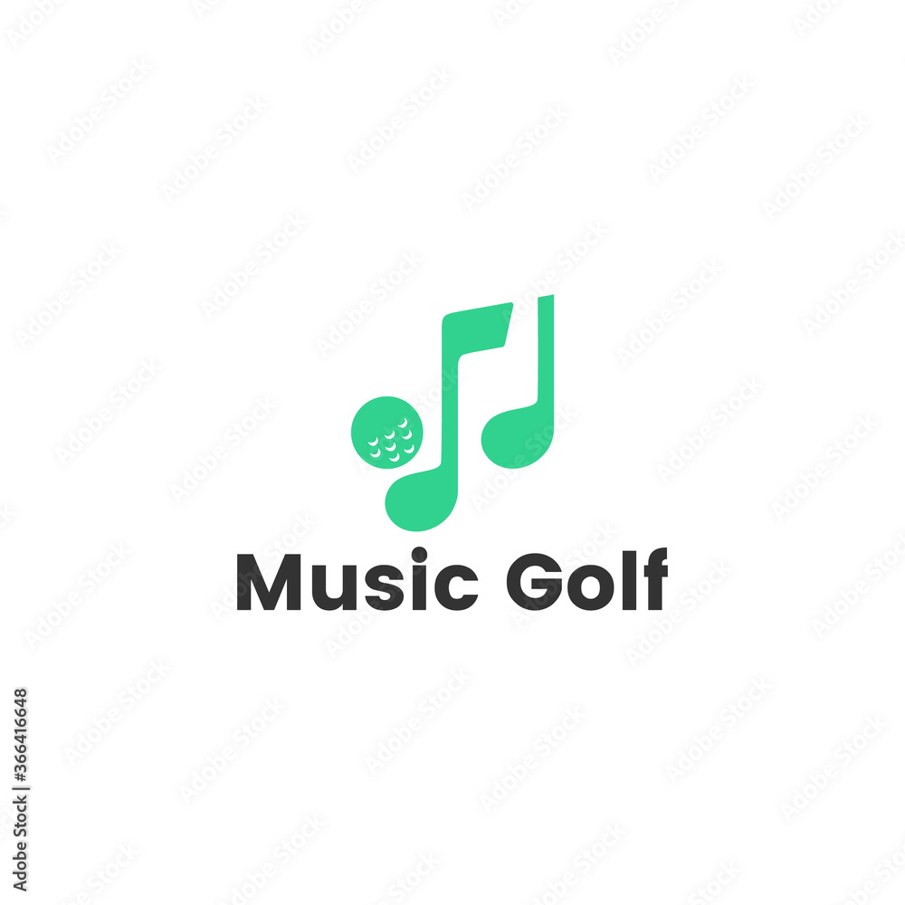 creative music with a golf club creative music with a golf club