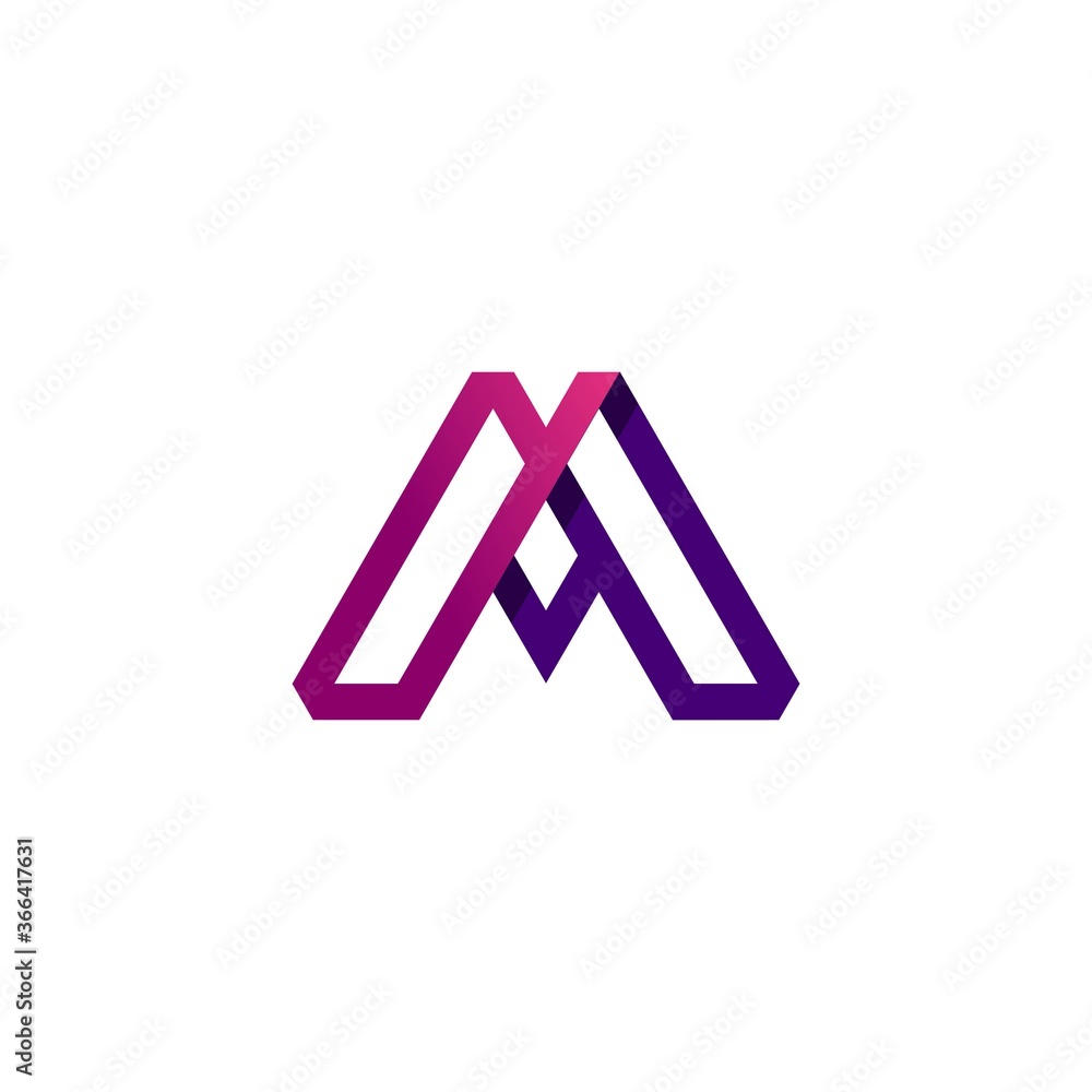 Letter M logo design inspiration with gradient modern concept part 2 Letter M logo design inspiration with gradient modern concept part 2