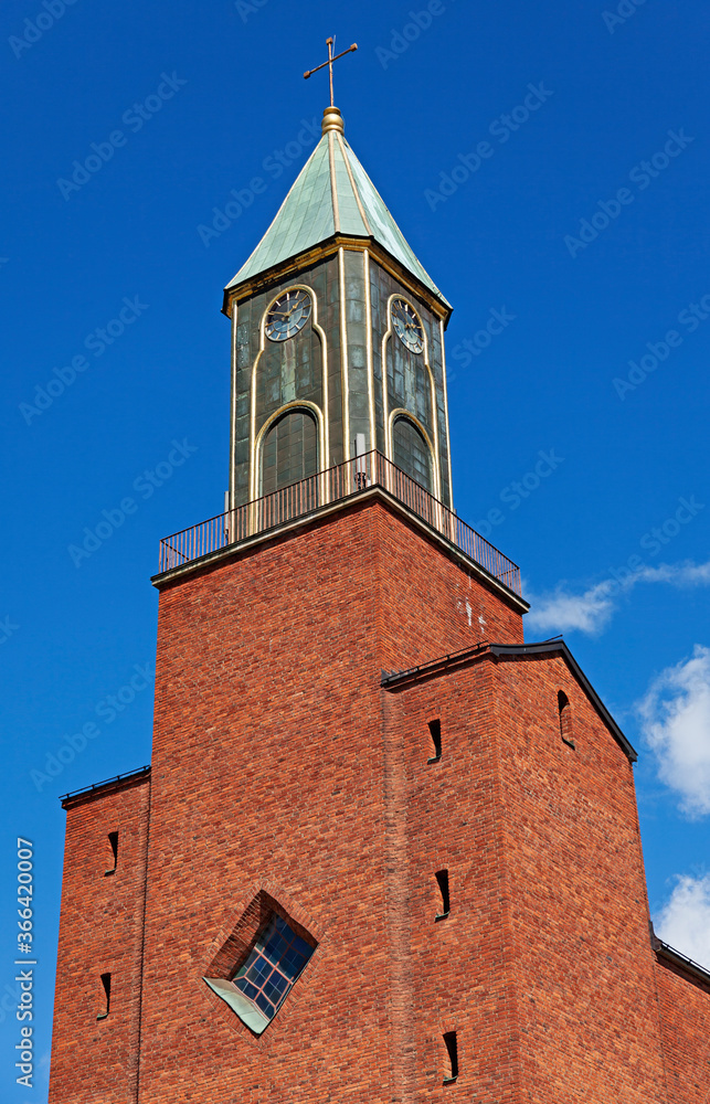 detail of Ostersund big city church