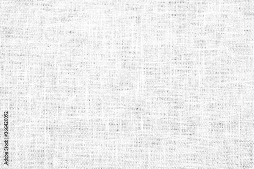White linen background Weaving Canvas Fabric Texture background. or Natural gray-white cloth surface .