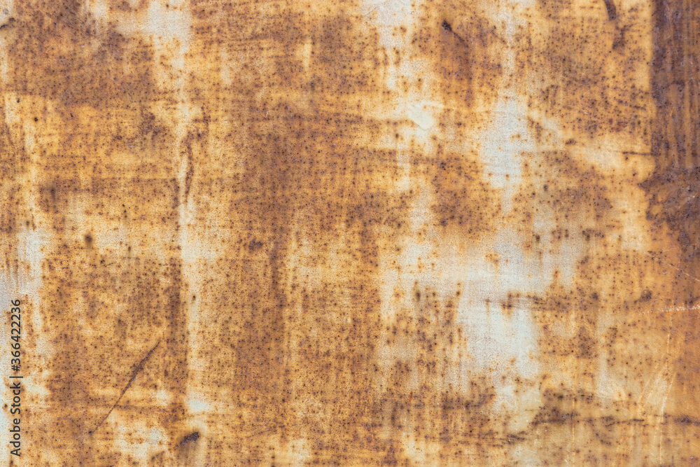 Texture of rusty metal sheet. Oxidized iron list Texture of rusty metal sheet. Oxidized iron list