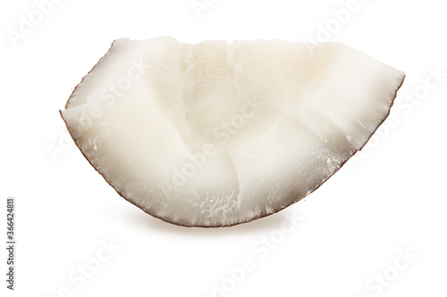 Coconut isolated on white background with clipping path