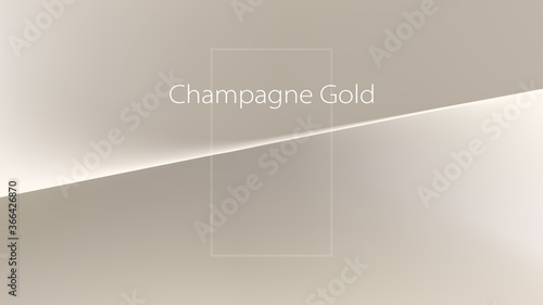 Abstract Simple Champagne Gold Background. Aspect Ratio 16:9. EPS 10 Vector.