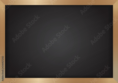 blackboard and wood frame background