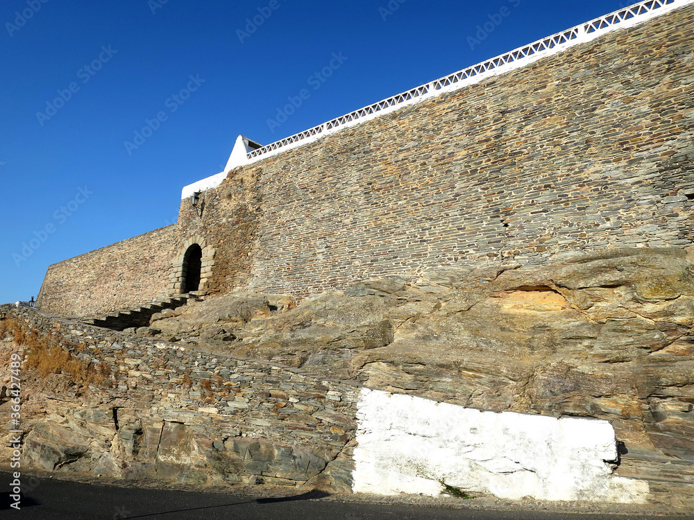 The city wall of Monsaraz, PORTUGAL