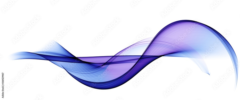 Fototapeta premium Color light blue abstract waves design