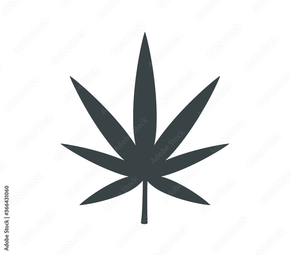Marijuana leaf icon. Vector medical marijuana. Marijuana leaf icon. Vector medical marijuana.