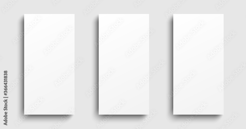 Empty cover templates set vector. Vertical banners, brochures, posters. Simple realistic design. Empty cover templates set vector. Vertical banners, brochures, posters. Simple realistic design.