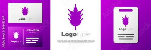 Logotype Hop icon isolated on white background. Logo design template element. Vector Illustration.