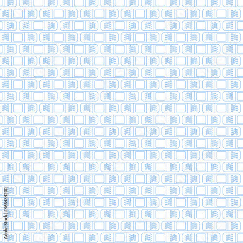 Vector seamless pattern of medical plasters