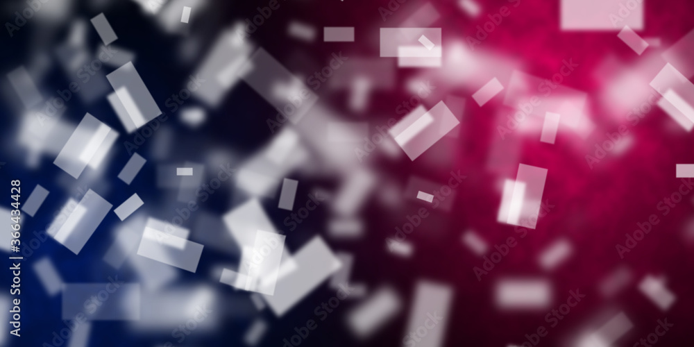Abstract dark blue and magenta background with flying rectangular shapes Abstract dark blue and magenta background with flying rectangular shapes