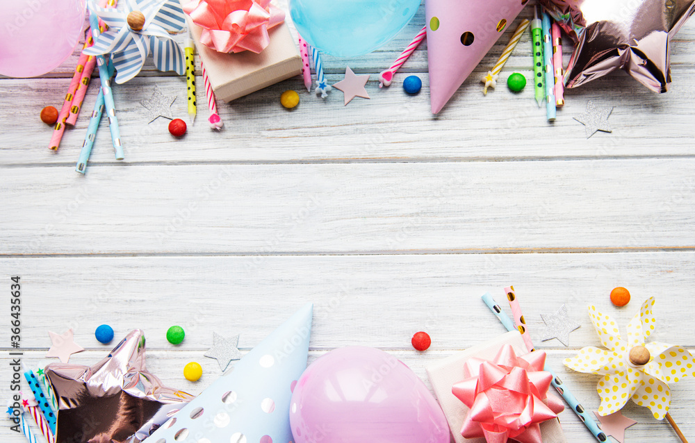 Fototapeta premium Happy birthday or party background