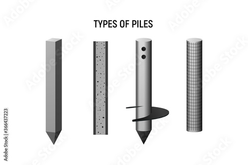 Types of piles.