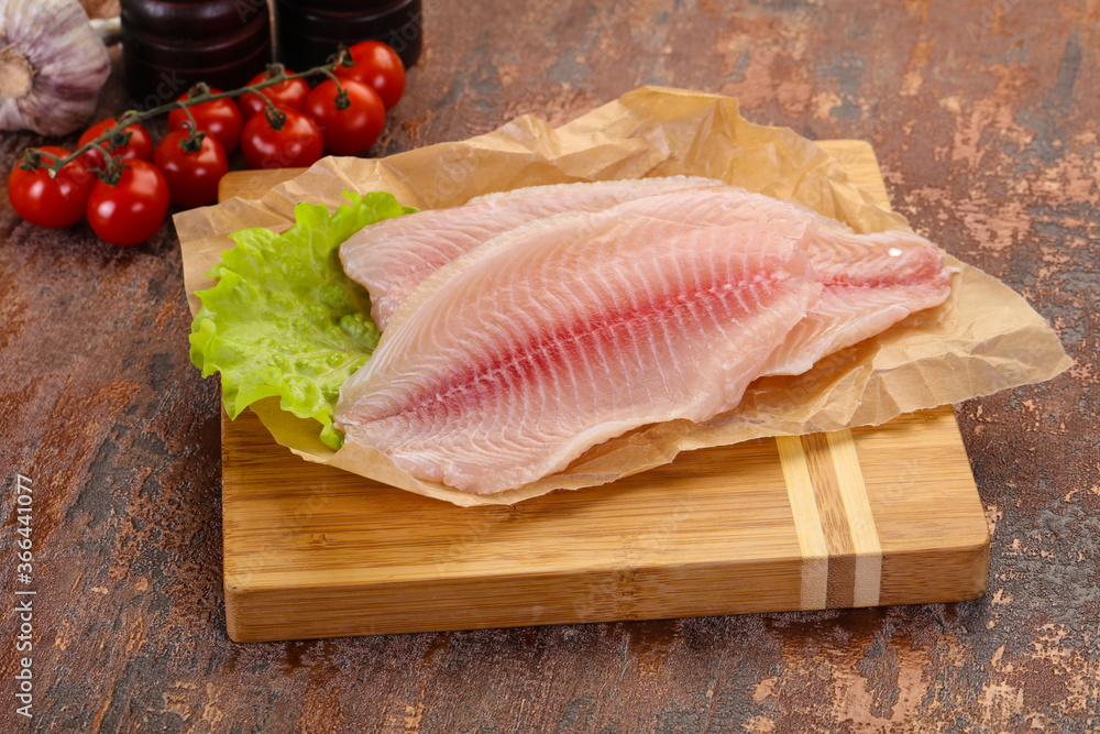 Raw tilapia fish Raw tilapia fish