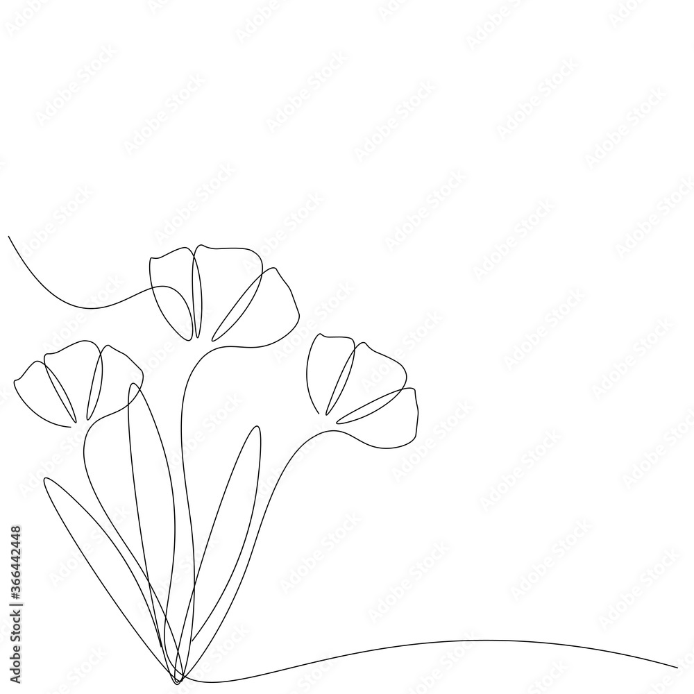 Flowers summer background, vector illustration Flowers summer background, vector illustration