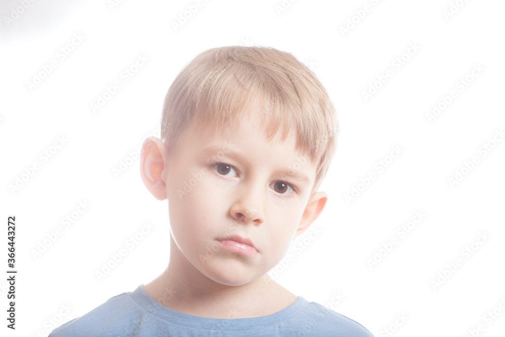 portrait of a 7-year-old boy. portrait of a 7-year-old boy.