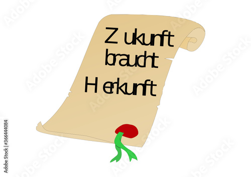 Zukunft braucht Herkunft - Brief