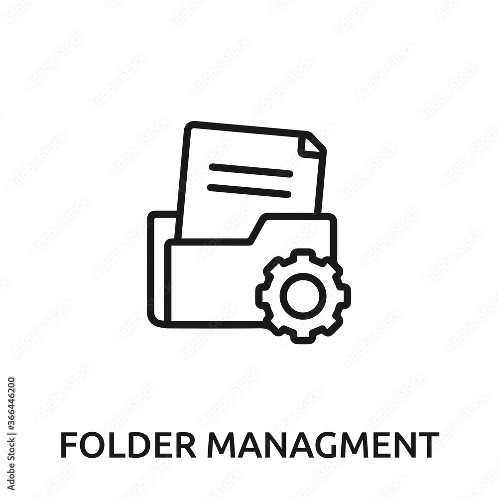 folder management icon vector. folder management sign symbol for modern design. folder management icon vector. folder management sign symbol for modern design.