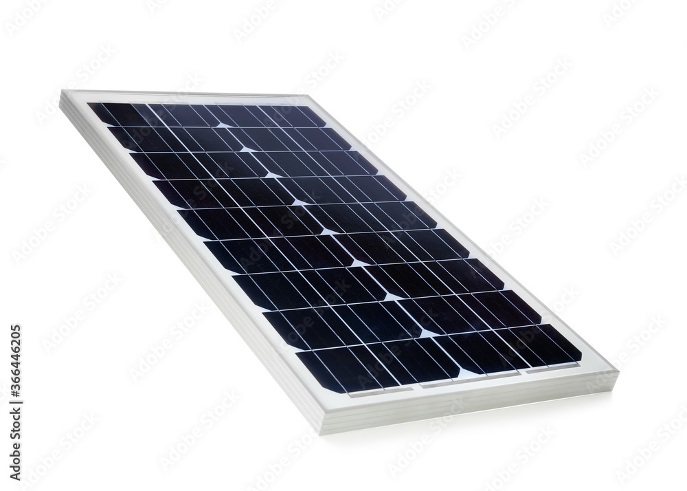 Solar panel isolated on white. Alternative energy source Solar panel isolated on white. Alternative energy source