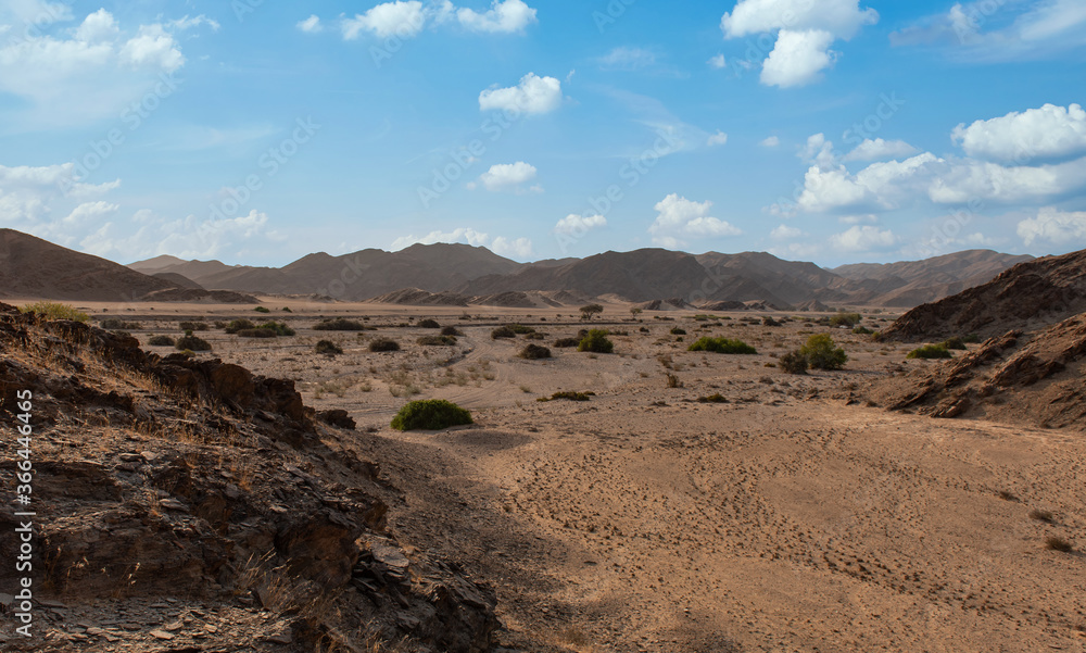 Steinwüste im Etosha Nationalpark Namibia Südafrika