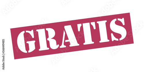 Gratis Vector stamp. White isolated