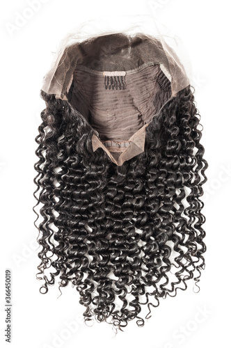 Fotografija kinky curly black human hair weft wigs