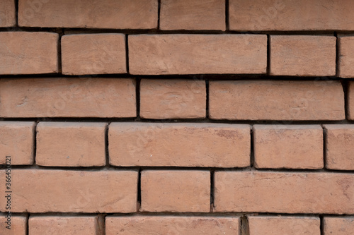 Brick wall of a building. Textured background.