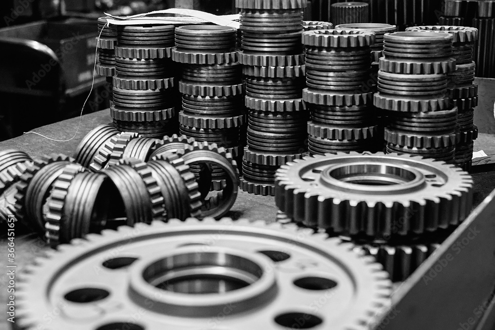 gear wheel, compound gear, gear block, cluster gear, metal, steel, chrome, tool gear wheel, compound gear, gear block, cluster gear, metal, steel, chrome, tool