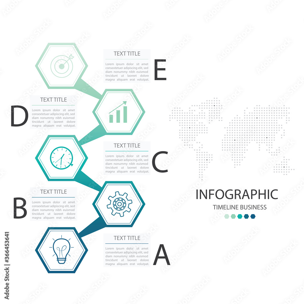 timeline business infographic with insert text timeline business infographic with insert text