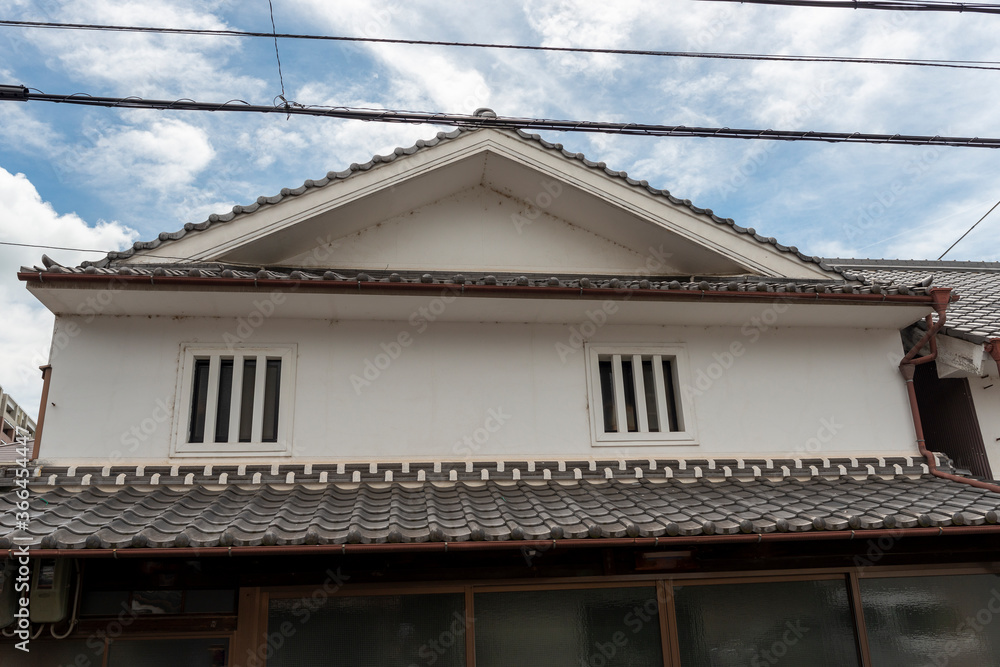 Old and traditional Japanese merchant house preserved in Sanda city, Hyogo, Japan