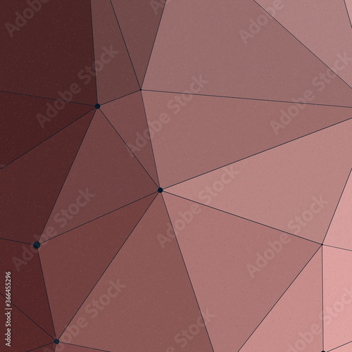 Cranberry Red color Abstract color Low-Polygones Generative Art background illustration