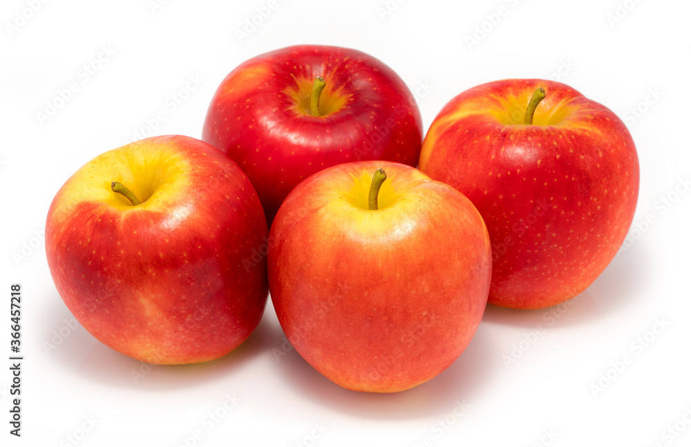 Red apple isolated on white collection,New Zealand Queen Red apple, Red apple isolated on white collection,New Zealand Queen Red apple,