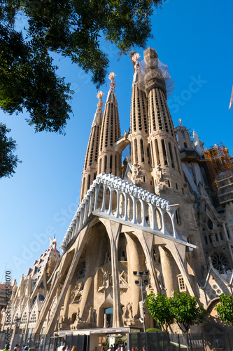 Holy family church in Barcelona by gaudi